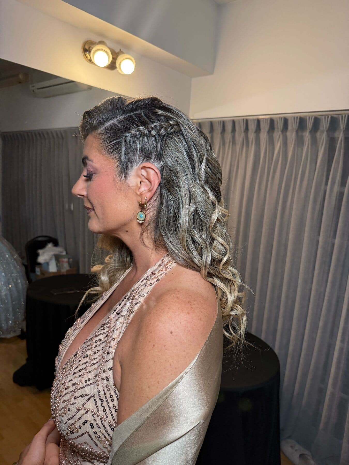 Peinado para eventos, resultado 2